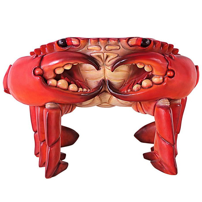 Design Toscano- Giant Red King Crab Sculptural Chair