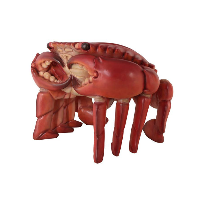 Design Toscano- Giant Red King Crab Sculptural Chair
