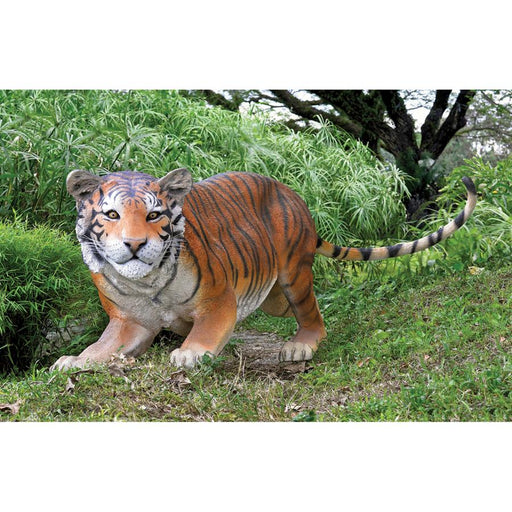 Life-Size Resting Bengal Tigress and Cub Statue - Design Toscano