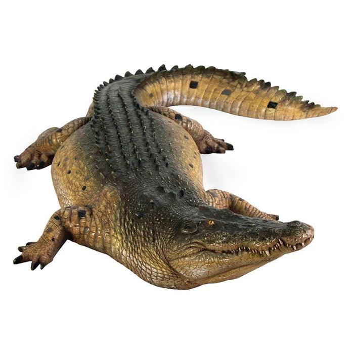Design Toscano- Tropical Wetlands Crocodile Statue