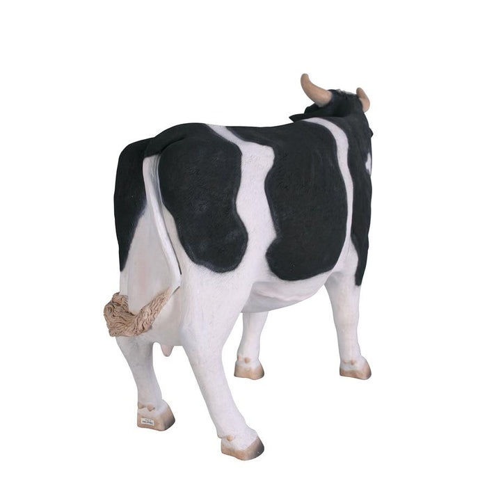 Design Toscano- The Grande-Scale Wildlife Animal Collection: Holstein Cow Statue