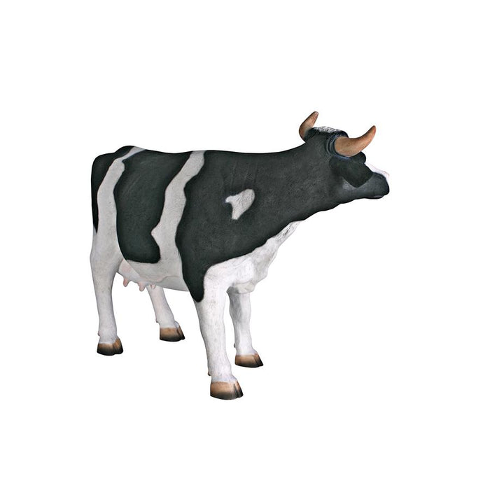 Design Toscano- The Grande-Scale Wildlife Animal Collection: Holstein Cow Statue