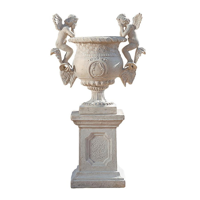 Design Toscano- Versailles Cherub Urn & Plinth