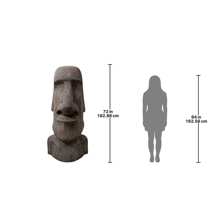Design Toscano- Easter Island Ahu Akivi Moai Monolith Statue: Giant
