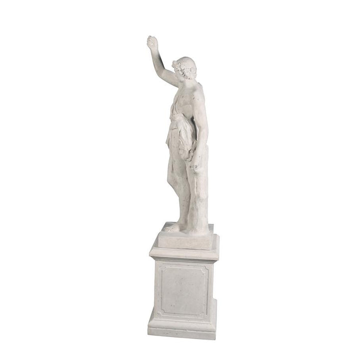 Design Toscano- Hercules with Nemean Lion Pelt Garden Statue with Plinth