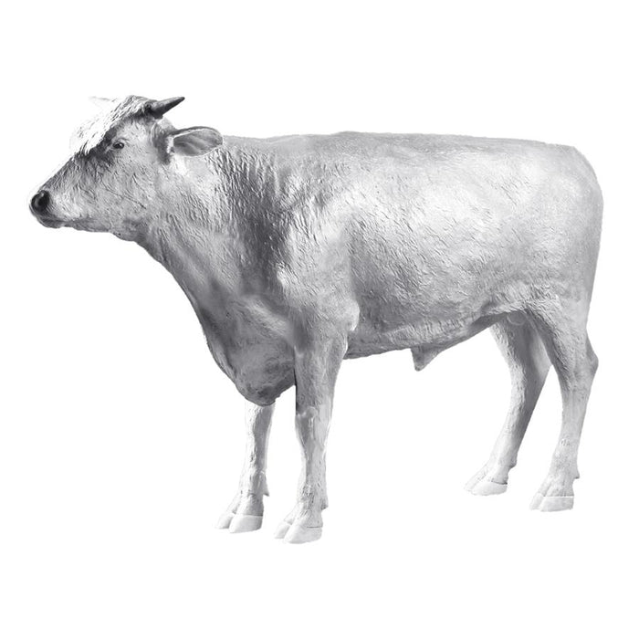 Design Toscano- The Grand-Scale Wildlife Animal Collection: Hereford Steer Statue: Unpainted