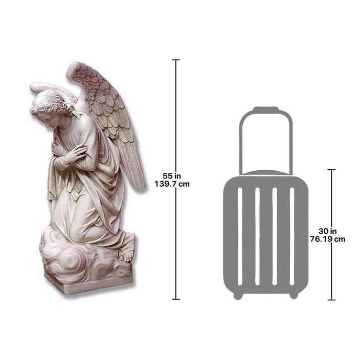 Design Toscano Intercession Angel: Folded Arms Religious Statue