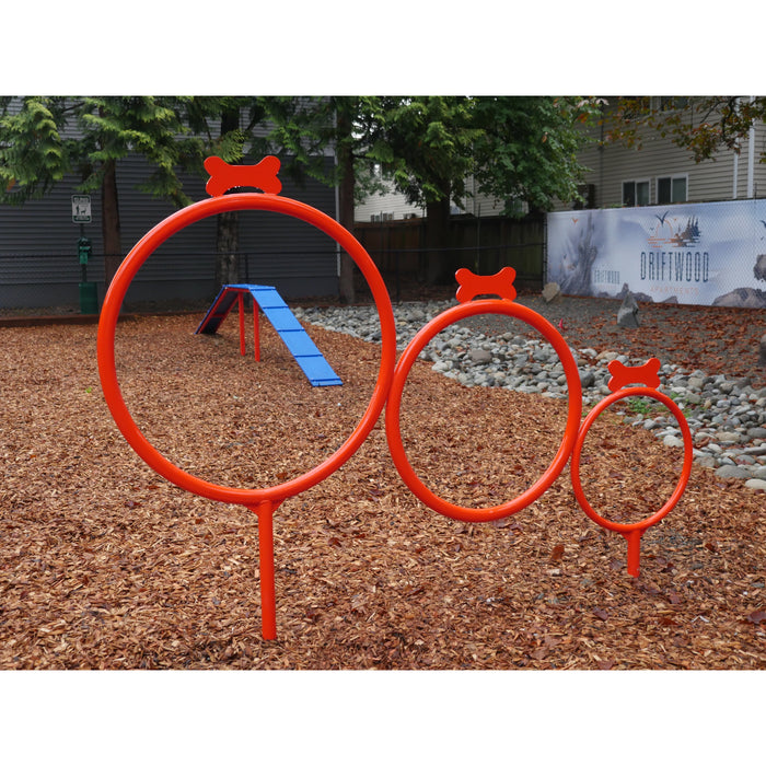 Doggie Playsystems Triple Loop Jump-Outdoor Workout Supply