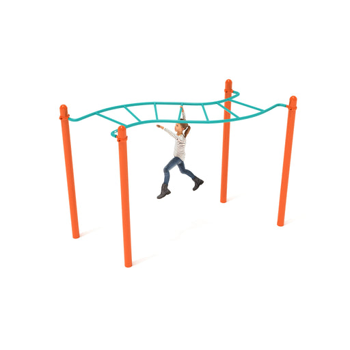 Kid's Gym Wavy Overhead Scaling Ladder-Outdoor Workout Supply