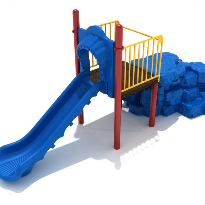 Playground Equipment Boulder Climber with Slide