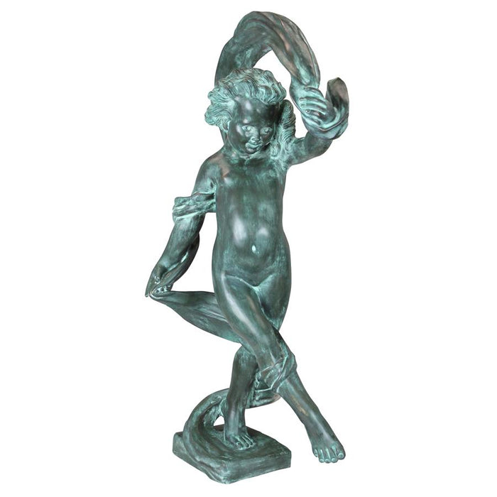 Design Toscano- Dancing Girl of the Wind Cast Bronze Garden Statue