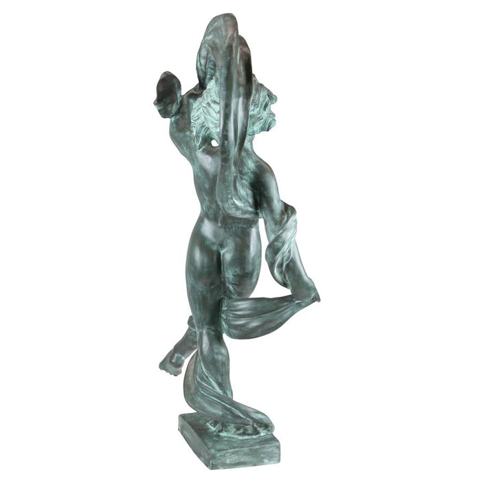 Design Toscano- Dancing Girl of the Wind Cast Bronze Garden Statue