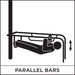 ExerTRAC Model 1316 (Parallel Bars/Pull Up)-Outdoor Workout Supply