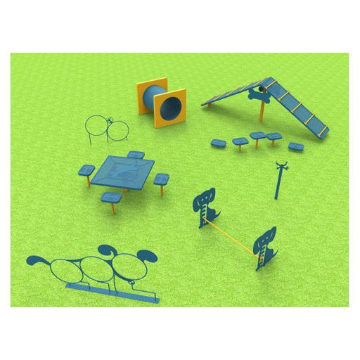 Playground Equipment Large Dog Park Kit