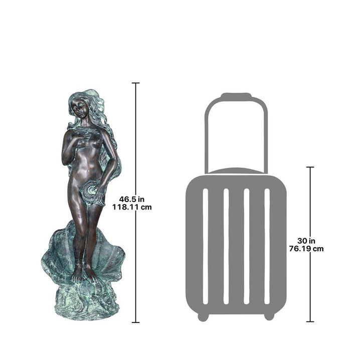 Design Toscano- The Birth of Venus Bronze Garden Statue