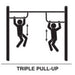 StayFIT Fitness Station- Triple Pull-Up-Outdoor Workout Supply