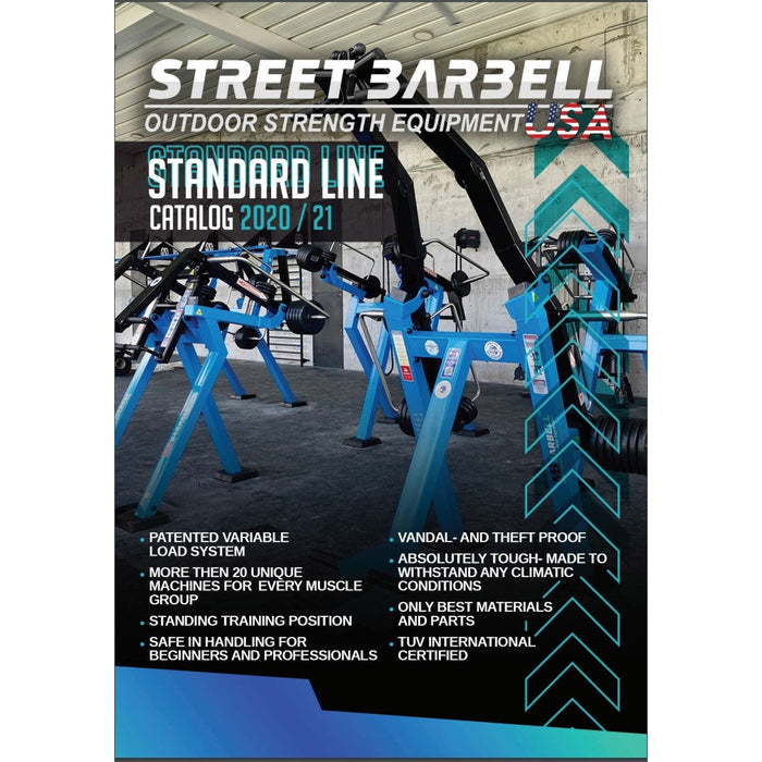 Street Barbell USA Vertical Press (Outdoor Gym Equipment)-Outdoor Workout Supply