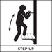 StayFIT Fitness Station- Step-Up and Balance Beam-Outdoor Workout Supply