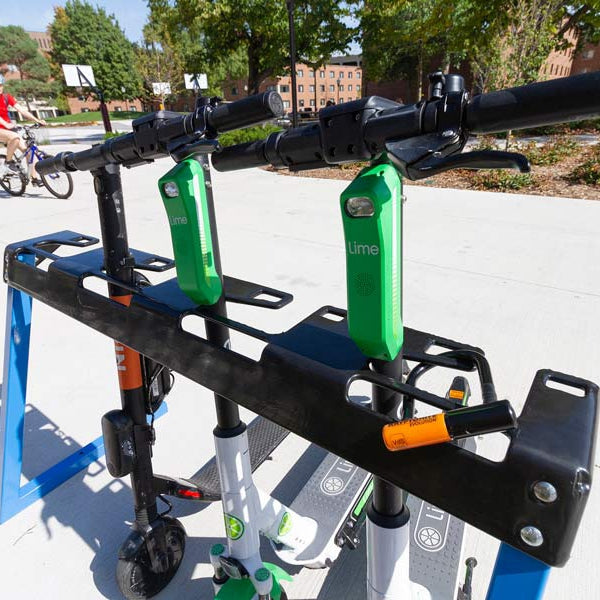 Dero E-Scooter Rack — Outdoor Workout Supply