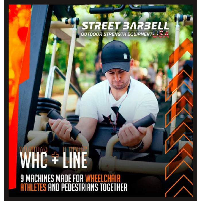 Street Barbell USA WHC Biceps Curl (Outdoor Gym Equipment)-Outdoor Workout Supply